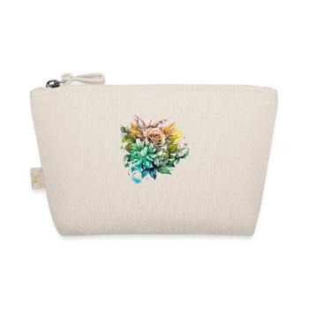 Flowers Hippie soul Groovy Summer time peace love - Organic Pouch - nature - Front