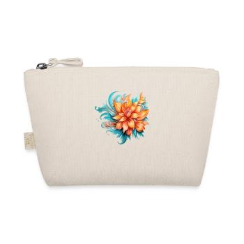 Flowers Hippie soul Groovy Summer time peace love - Organic Pouch - nature - Front