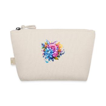 Flowers Hippie soul Groovy Summer time peace love - Organic Pouch - nature - Front