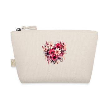 Flowers Hippie soul Groovy Summer time peace love - Organic Pouch - nature - Front