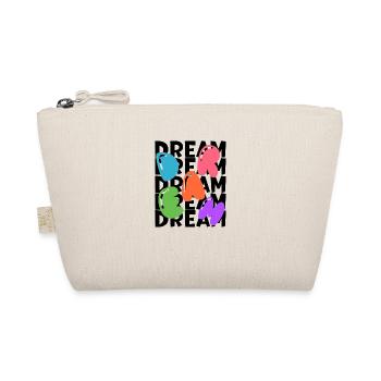 "Dream Big T-Shirt- Inspiring Design for Dreamers" - Organic Pouch - nature - Front
