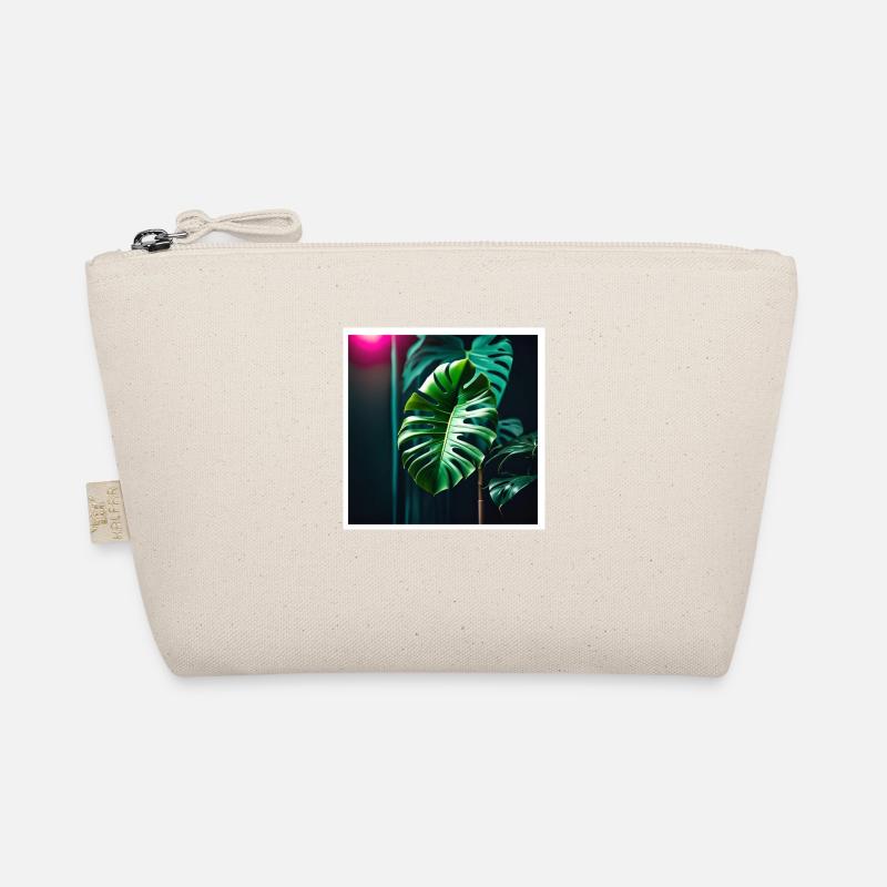 Monstera Leafs#2 - Bio-Täschchen - Natur