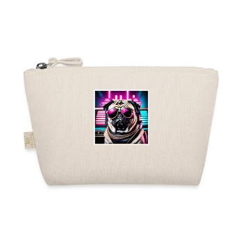 Cool Pug - Bio-Täschchen - Natur - Vorne