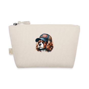 Cavalier King Charles Hundemütze Amerikanisch - Bio-Täschchen - Natur - Vorne