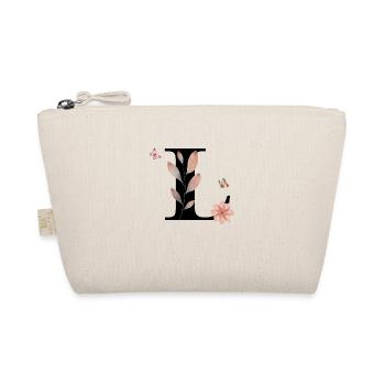 Letter l Wildflowers Watercolors - Organic Pouch - nature - Front