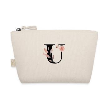Lettre u fleurs sauvages aquarelles - Trousse biologique - nature - Devant