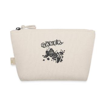 Gamer Game Play Online Computer Gaming Arcade Neon - Organic Pouch - nature - Front