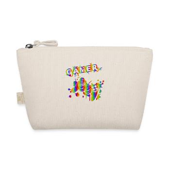 Gamer Game Play Online Computer Gaming Arcade Neon - Organic Pouch - nature - Front