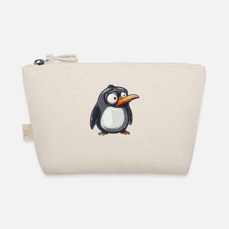 Cute Penguin Look Catches Looks Organic Pouch