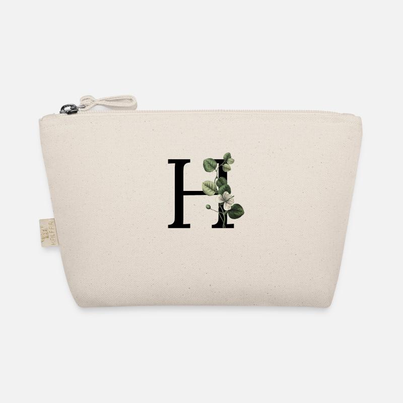 lettre h botanique vert Trousse biologique