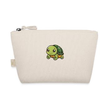 Tortue mignonne avec de grands yeux - Trousse biologique - nature - Devant