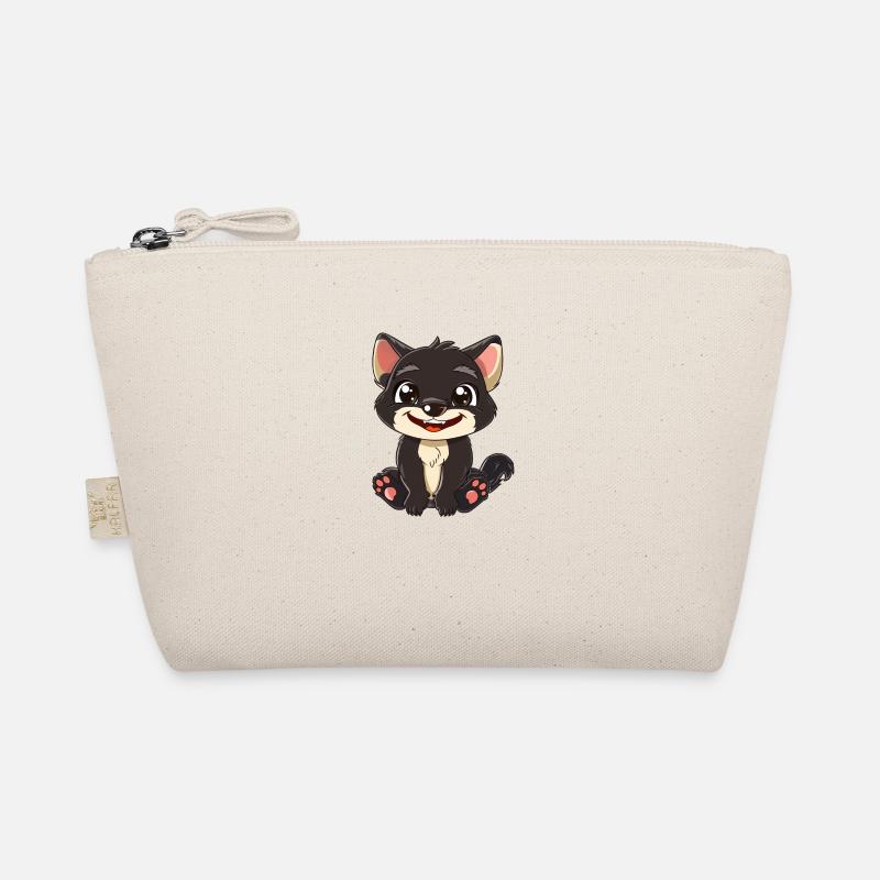 Cute Tasmanian Devil Cartoon Style Organic Pouch
