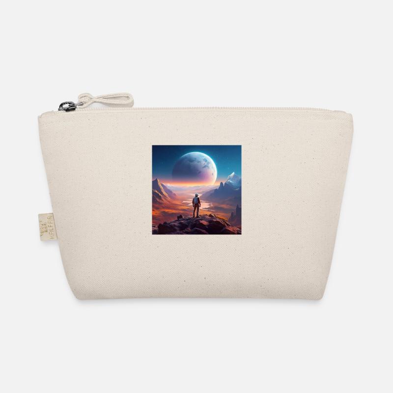 Pluto and its rising Moon Charon Organic Pouch