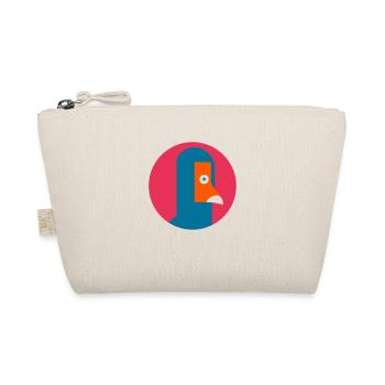 Pop-Style Flamingo - Bio-Täschchen - Natur - Vorne
