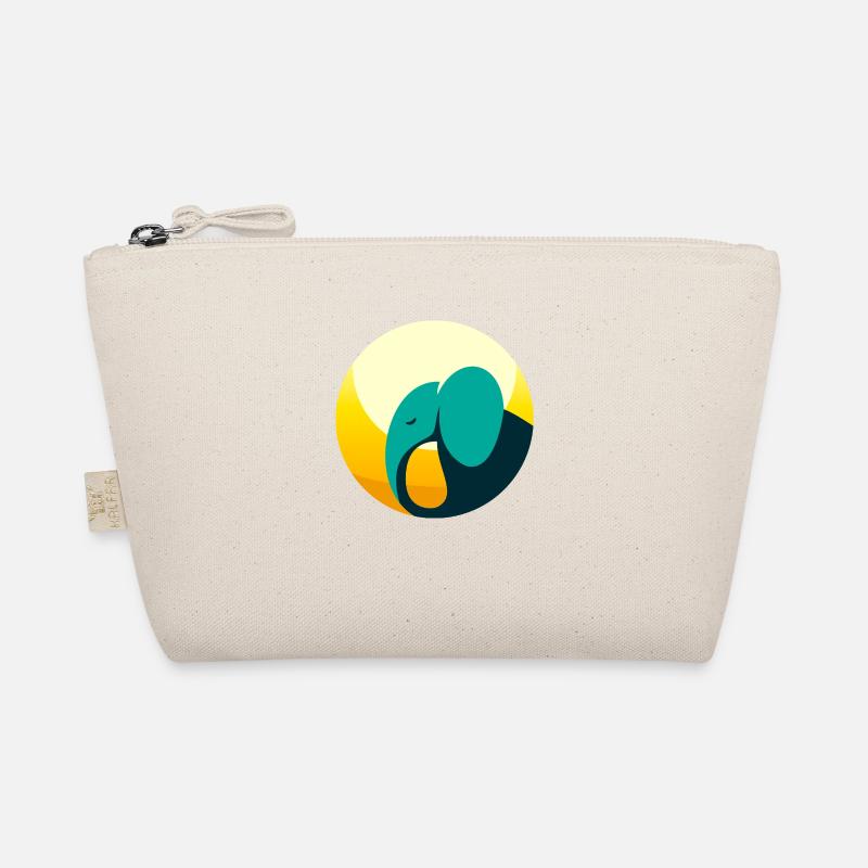Abstract Elephant Organic Pouch