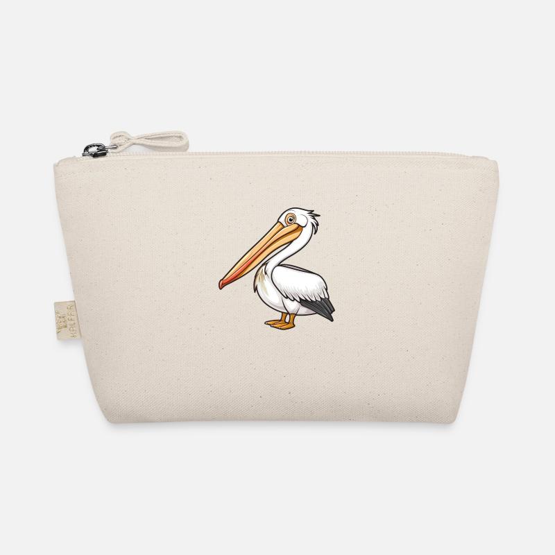 Proud Pelican In Elegant Pose Organic Pouch