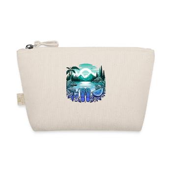 Summer Lake Nature Flora Art Flowers Sea Beach - Organic Pouch - nature - Front