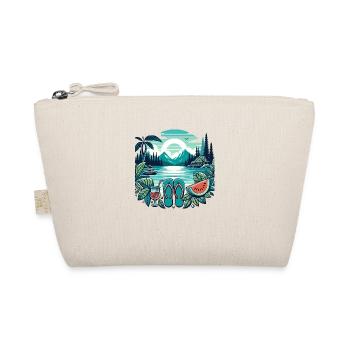 Summer Lake Nature Flora Art Flowers Sea Beach - Organic Pouch - nature - Front