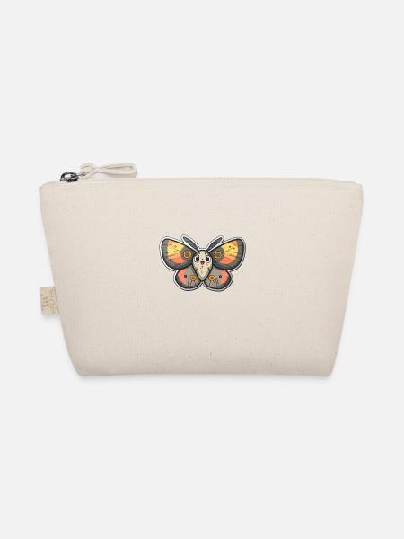 Magical Kawaii Moth For You - Organic Pouch - nature - Front