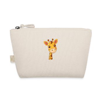 Adorable giraffe with big eyes - Organic Pouch - nature - Front
