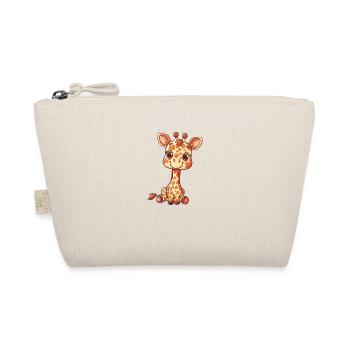 Cute Giraffe Drawing for Kids - Organic Pouch - nature - Front