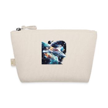 Discover new worlds with the spaceship - Organic Pouch - nature - Front