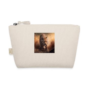 Rennender Luchs - Bio-Täschchen - Natur - Vorne