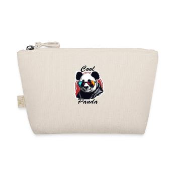 Panda / Animal / Zoo / Bamboo / Wild / Childlike - Organic Pouch - nature - Front