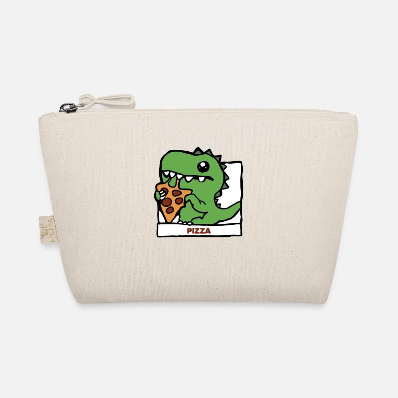 Pizza Dinosaur Dino Gift Idea Organic Pouch