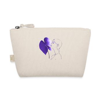 Flowers Women girl fashion design art female style - Organic Pouch - nature - Front