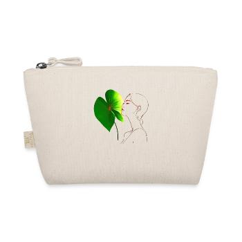 Flowers Women girl fashion design art female style - Organic Pouch - nature - Front