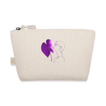 Flowers Women girl fashion design art female style - Organic Pouch - nature - Front