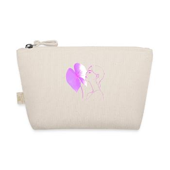 Flowers Women girl fashion design art female style - Organic Pouch - nature - Front