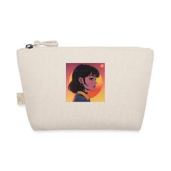Impression de mode de haute qualité de fille anime des années 80 - Trousse biologique - nature - Devant