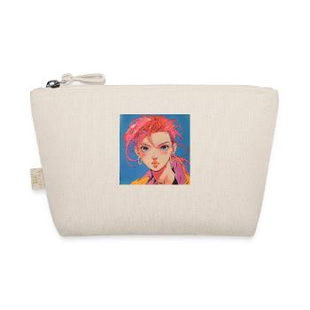 Impression de mode de haute qualité de fille anime des années 80 - Trousse biologique - nature - Devant