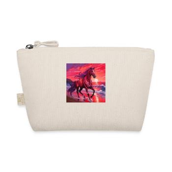 Horse Art - Organic Pouch - nature - Front