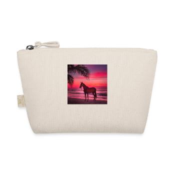 Horse Art - Organic Pouch - nature - Front