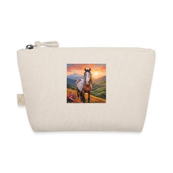Horse Art - Organic Pouch - nature - Front