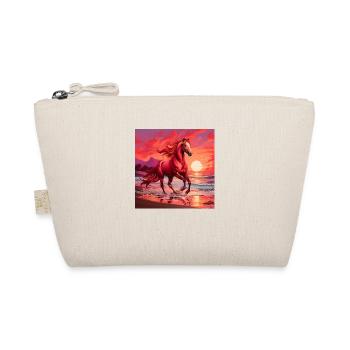 Horse Art - Organic Pouch - nature - Front