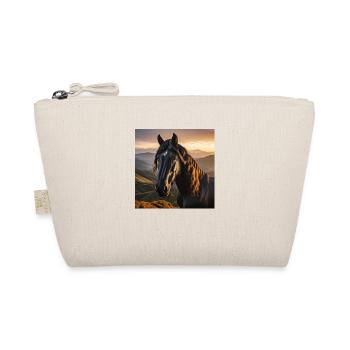 Horse Art - Organic Pouch - nature - Front