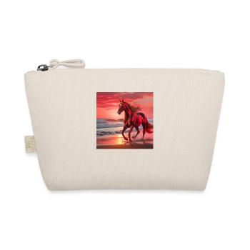 Horse Art - Organic Pouch - nature - Front