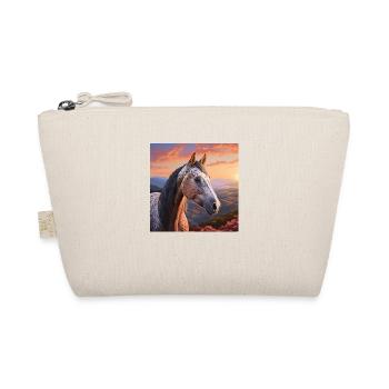 Horse Art - Organic Pouch - nature - Front
