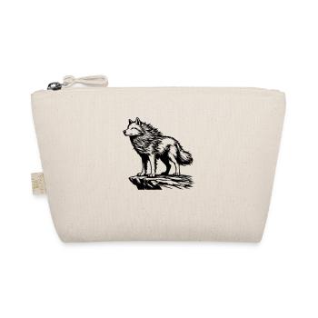Wolf - Organic Pouch - nature - Front
