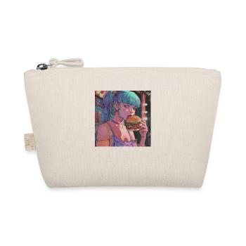 Impression de mode de haute qualité de fille anime des années 80 - Trousse biologique - nature - Devant