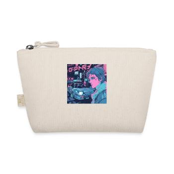 des années 80 anime fille calmant impression de mode de haute qualité - Trousse biologique - nature - Devant