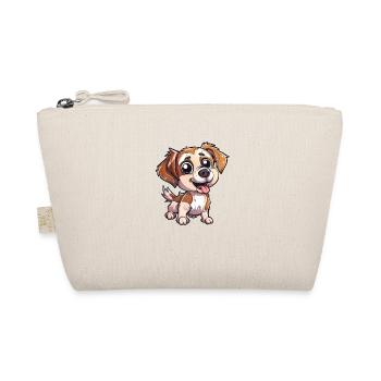 Chiot joueur aux yeux écarquillés - Trousse biologique - nature - Devant