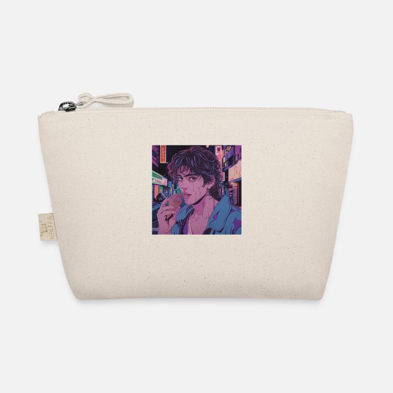 Impression de mode de haute qualité de fille anime des années 80 Trousse biologique