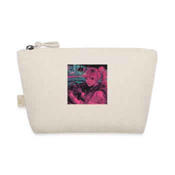 Impression de mode de haute qualité de fille anime des années 80 - Trousse biologique - nature - Devant