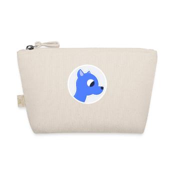 Chien / Dragon bleu douillet - Trousse biologique - nature - Devant