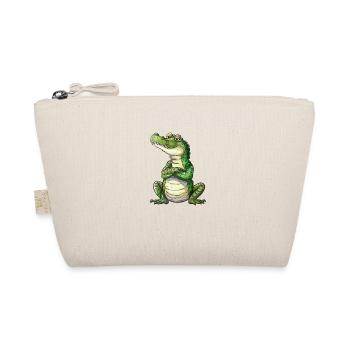 Dessin animé de crocodile drôle et détendu - Trousse biologique - nature - Devant